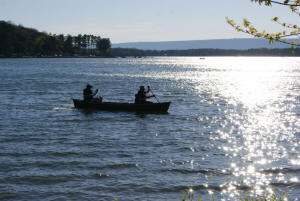 Canoeing at Chester Frost Park