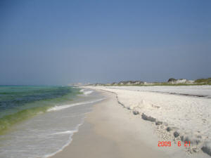 Over three miles of pristine beach at Topsail Hill Preserve State Park